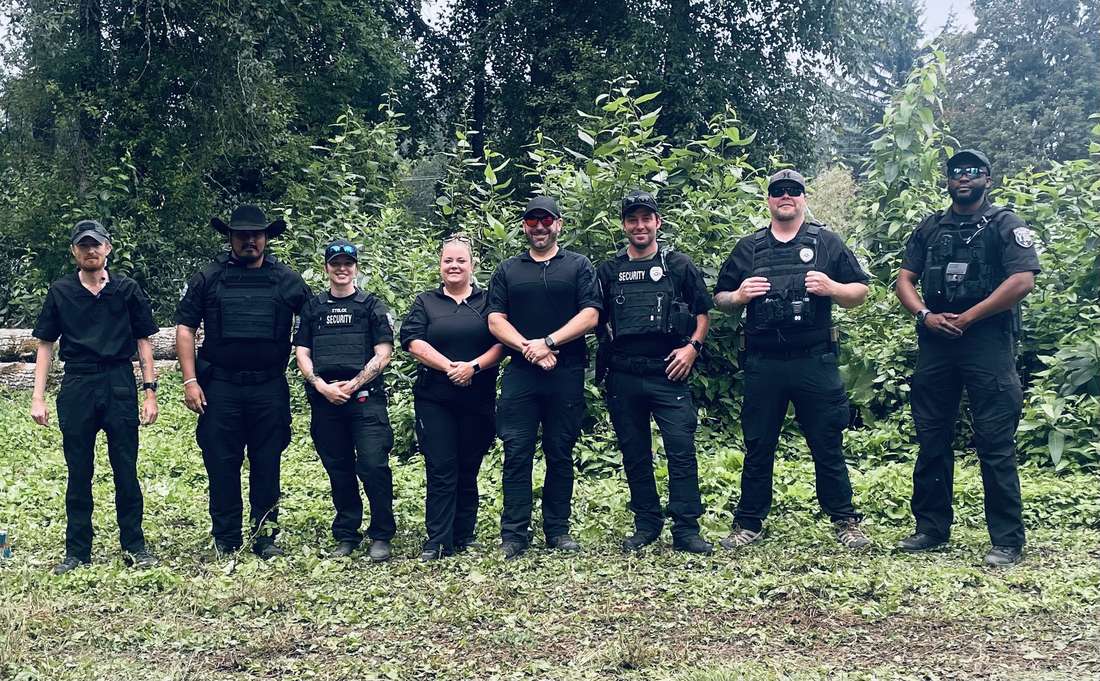 The YARD Security Services team of professional uniformed security officers